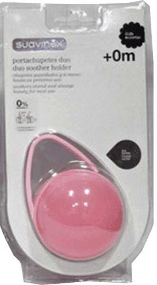 SUAVINEX Duo krabička na dudlíky - růžová Suavinex