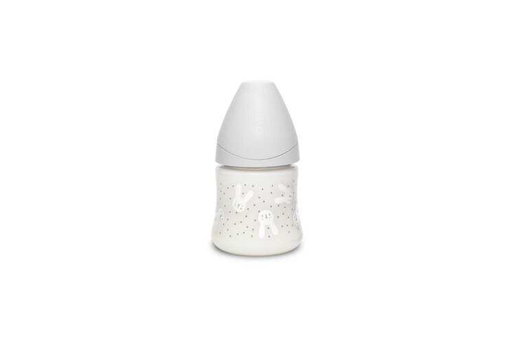 SUAVINEX Premium láhev 150 ml pomalý průtok Králík