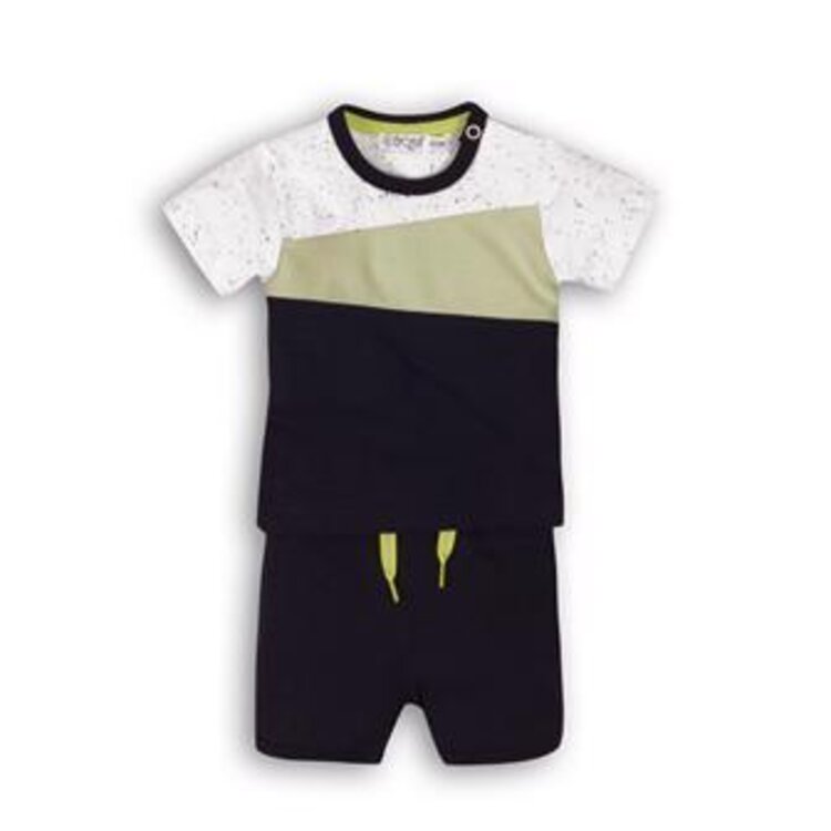 DIRKJE Set 2dílný C-SO SUNNY AROUND THE WORLD 68 Mint-Navy Dirkje