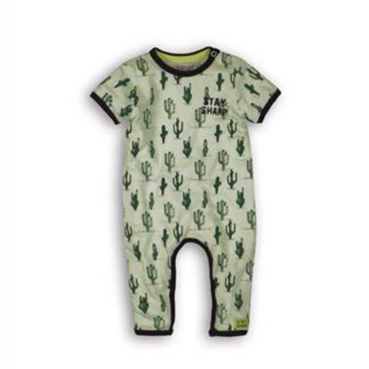 DIRKJE Overal krátký rukáv C-SO SUNNY CACTUS 68 Mint-Navy Dirkje