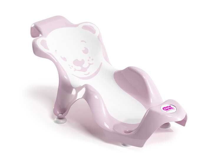 OK BABY Lehátko do vaničky Buddy - světle růžové OK Baby