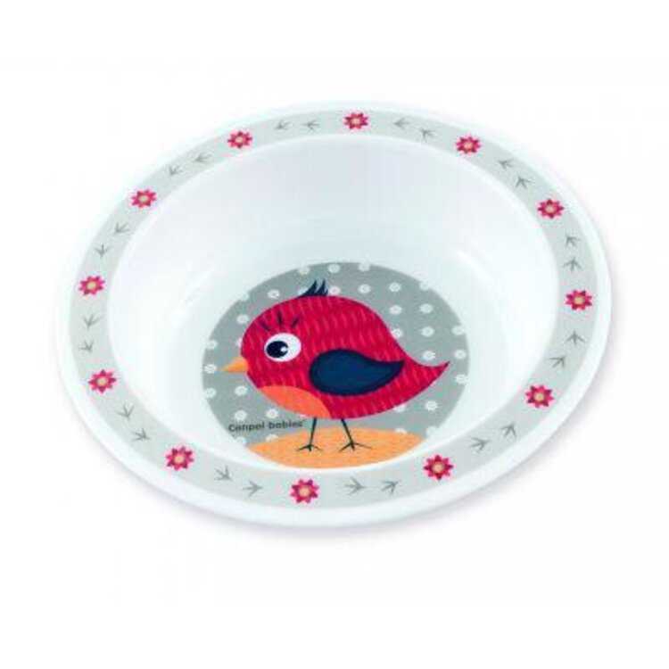 CANPOL BABIES Plastová miska CUTE ANIMALS - ptáček (270 ml) Canpol Babies