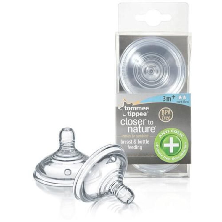 TOMMEE TIPPEE Náhradní savičky C2N ANTI-COLIC