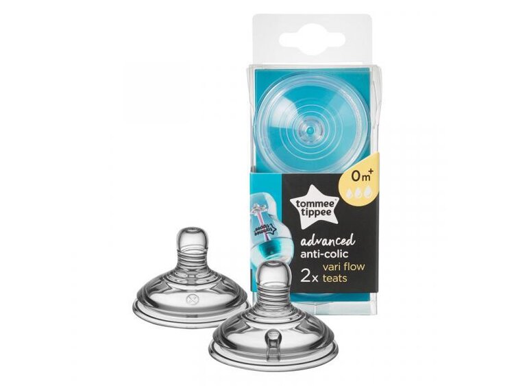 TOMMEE TIPPEE Náhradní savička Advanced Anti-Colic Vari Flow 2 ks