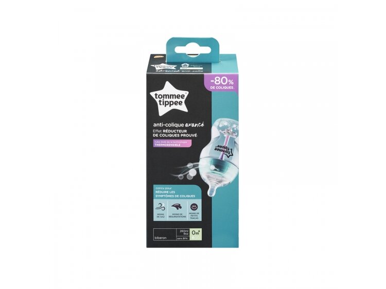 TOMMEE TIPPEE Kojenecká láhev Advanced Anti-Colic 260 ml (0 m+) Tommee Tippee