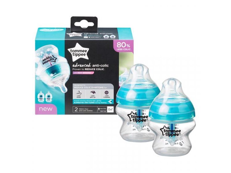 TOMMEE TIPPEE Kojenecká láhev Advanced Anti-Colic 2 ks