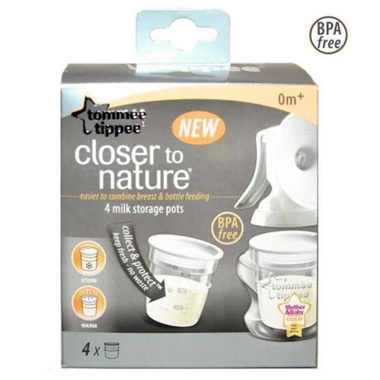 TOMMEE TIPPEE Nádobky na skladování mat. mléka C2N