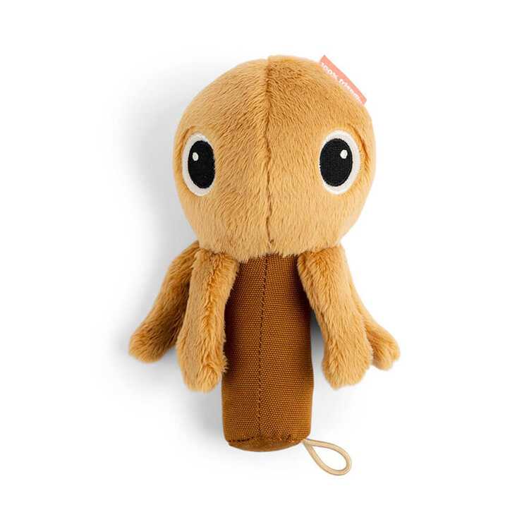 DONE BY DEER Chrastítko se zrcátkem Jelly - hořčicové Done by Deer