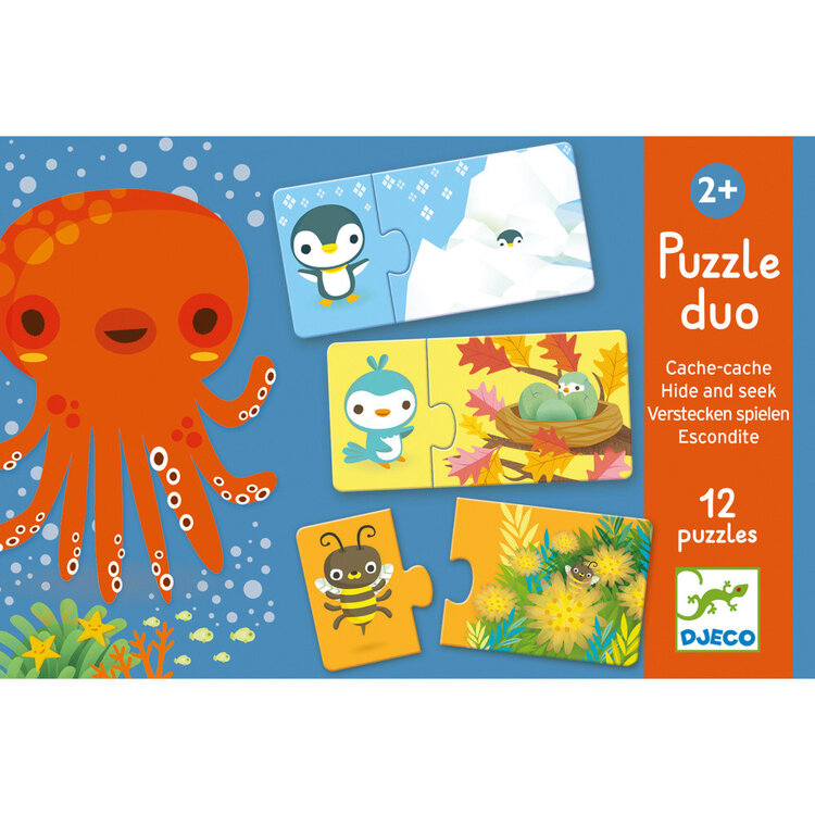 DJECO Puzzle duo Najdi mě Djeco