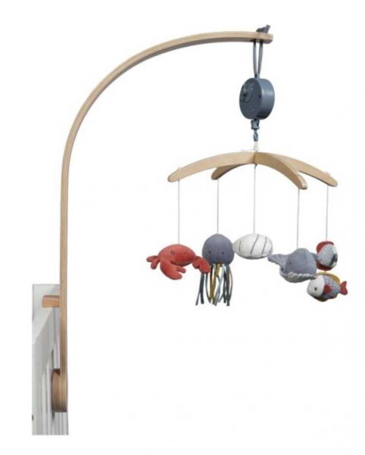 LITTLE DUTCH Dřevěný kolotoč ocean Blue Little Dutch