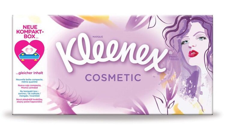 KLEENEX Papírové kapesníky Cosmetic box 80 ks Kleenex