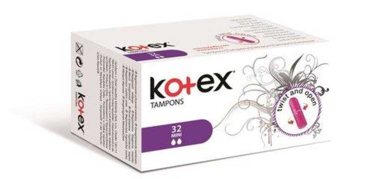KOTEX Tampony Mini 32 ks Kotex