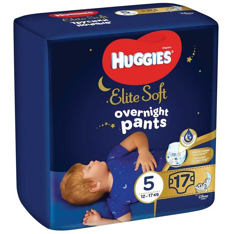 HUGGIES Elite Soft Pants OVN Kalhotky plenkové jednorázové 5 (12-17 kg) 17 ks Huggies