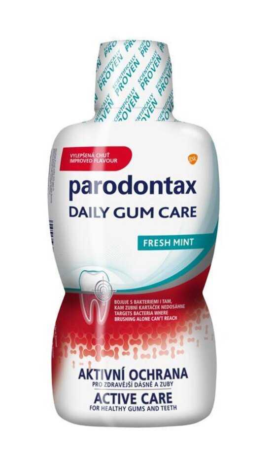 PARODONTAX Daily Gum Care Fresh Mint ústní voda 500 ml Parodontax