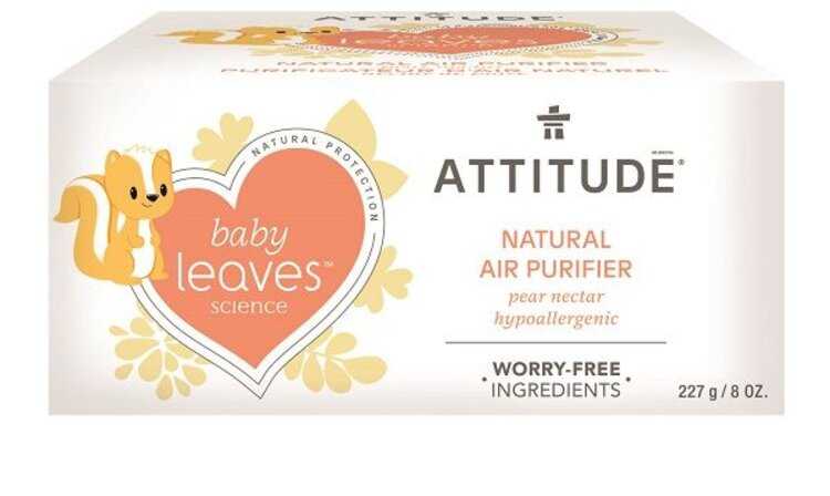 ATTITUDE Přírodní čistící osvěžovač vzduchu Baby leaves s vůní hruškové šťávy 227 g Attitude