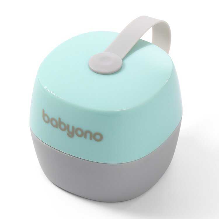 BABYONO Pouzdro na dudlík 0 m+ mint BabyOno