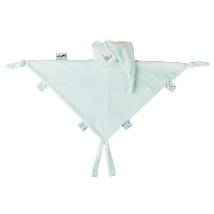 NATTOU Maxi mazlíček medvídek Lapidou 100% recycled mint 65cmx40cm Nattou