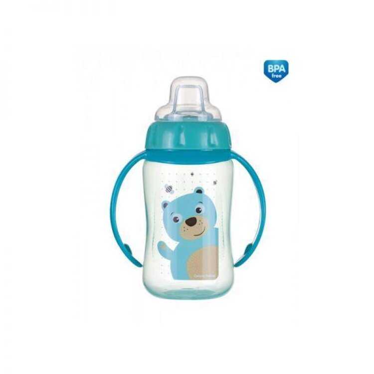 CANPOL BABIES Tréninkový hrníček s úchyty CUTE ANIMALS 320 ml medvídek Canpol Babies