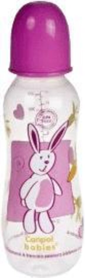 CANPOL BABIES Láhev s potiskem MAXI 330 ml 0% BPA- růžová Canpol Babies