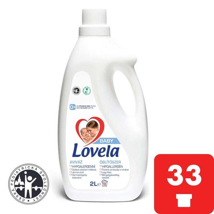 LOVELA Baby Avivážní přípravek 2 l / 33 pracích dávek Lovela