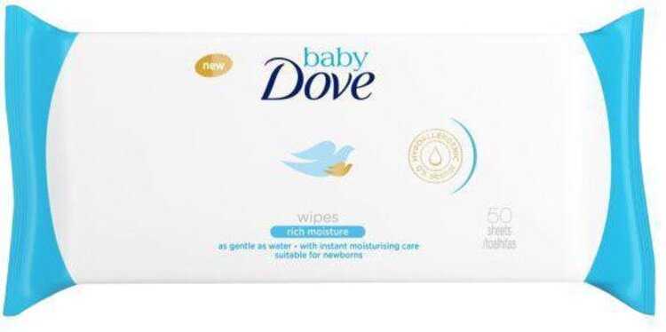 BABY DOVE Vlhčené ubrousky