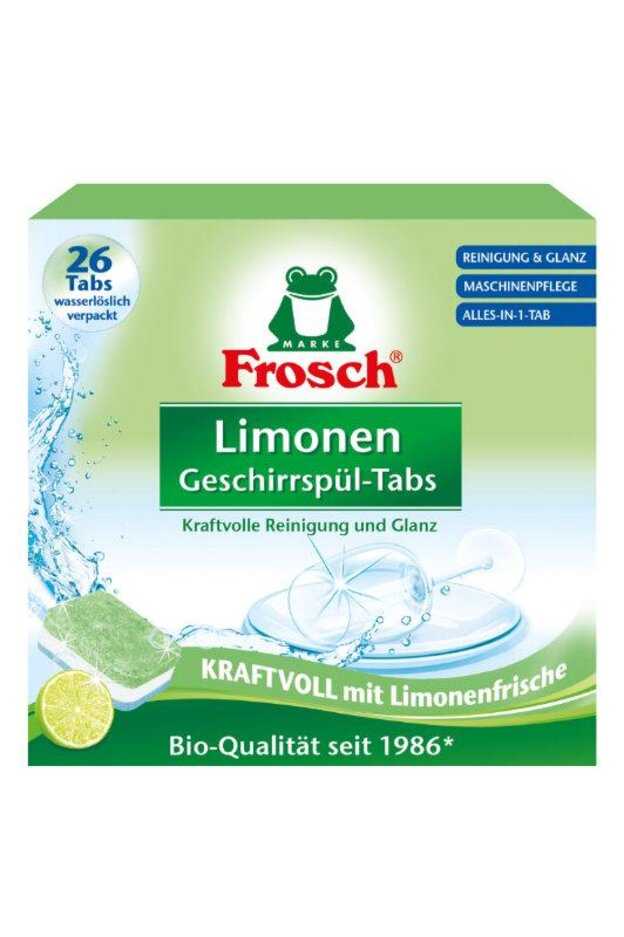 FROSCH EKO Tablety do myčky vše v 1 Citrón (26 Tablet) Frosch