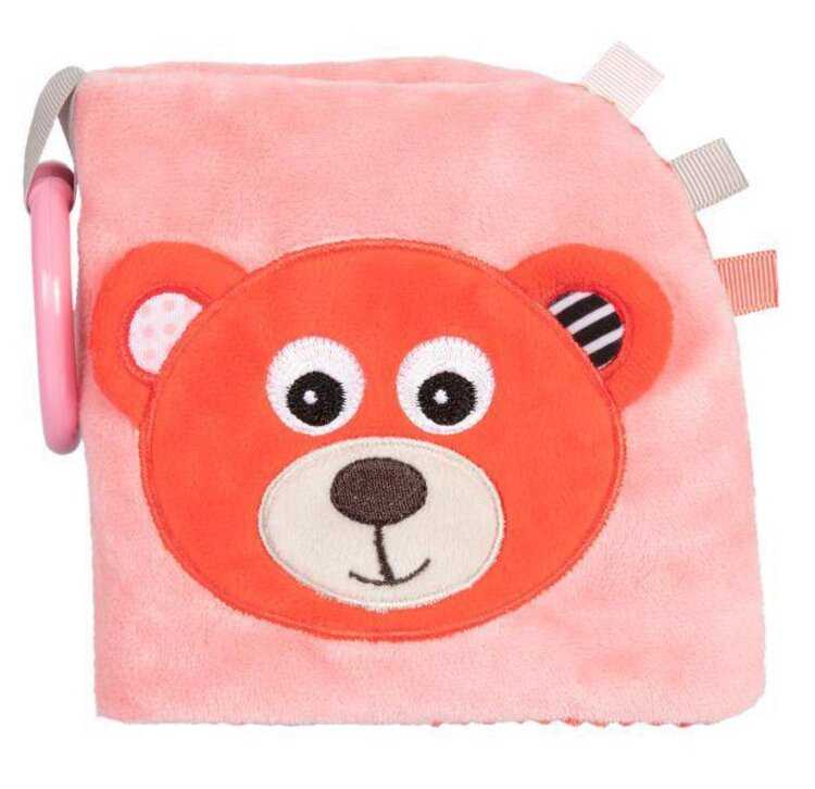 CANPOL BABIES Plyšová knížka Medvídci červená Canpol Babies