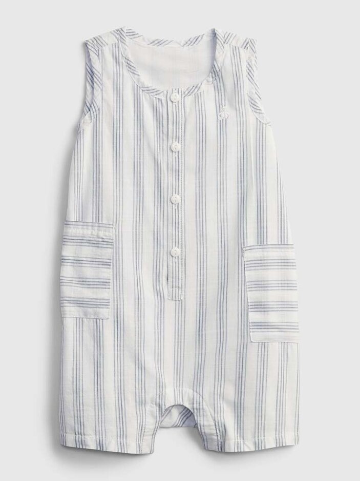 GAP Overal letní Stripes dívka 12-18m GAP