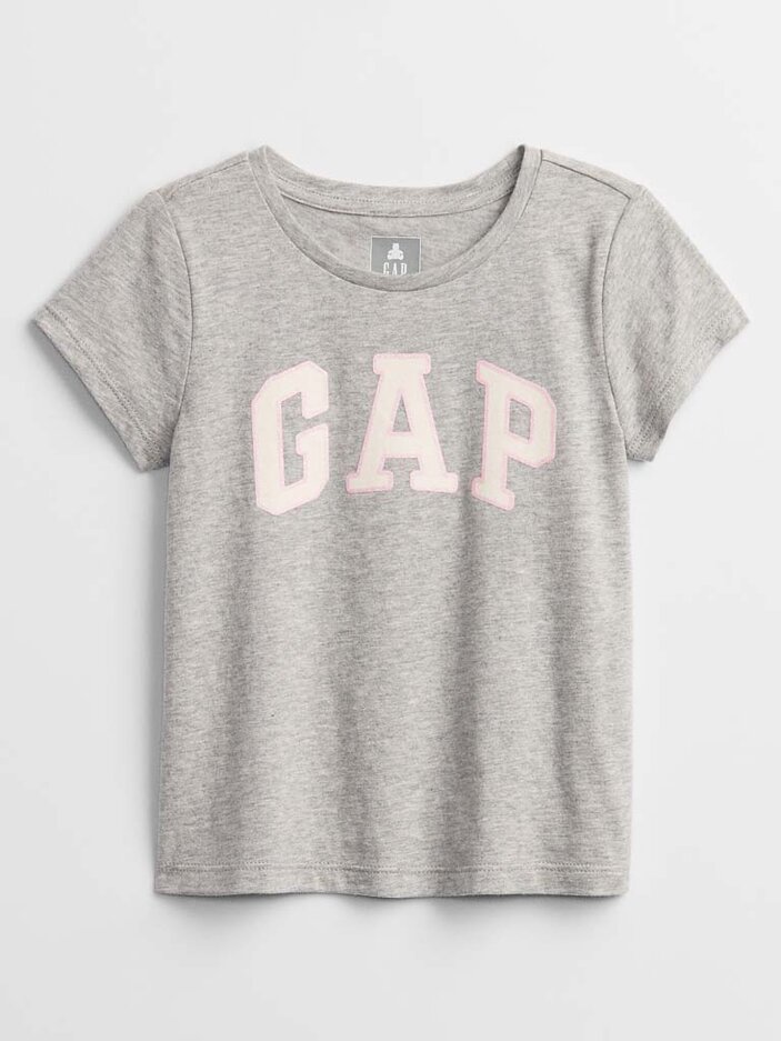 GAP Tričko krátký rukáv Grey Logo dívka 3r GAP