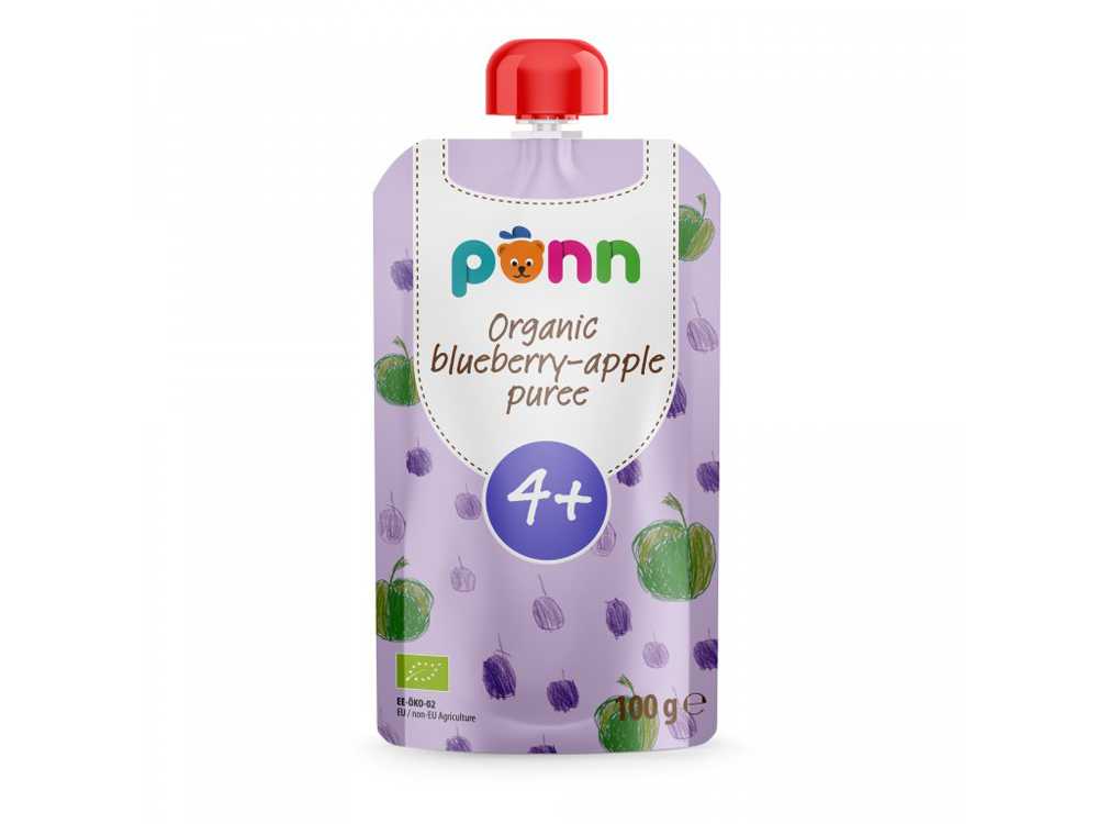 6x SALVEST Põnn BIO Jablko s borůvkami (100 g) Salvest