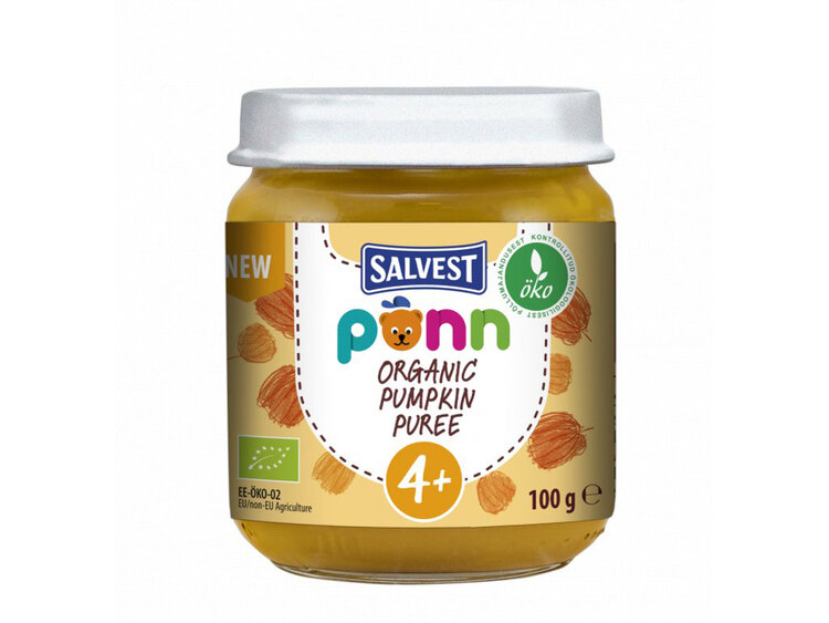 SALVEST Põnn BIO Dýňové pyré 100 g Salvest