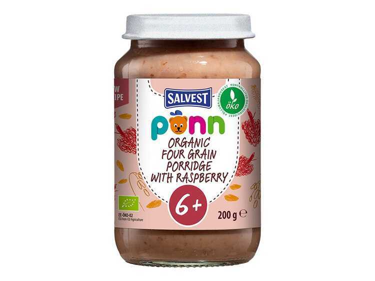 Salvest Põnn BIO Maliny s cereáliemi 200g Salvest