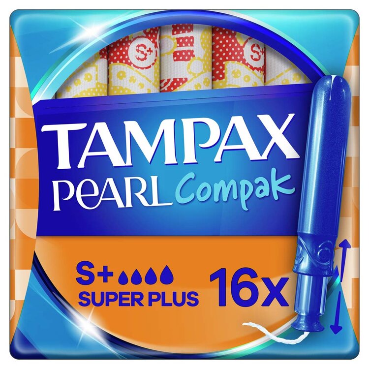 Tampax Compak Super Plus dámské tampony s aplikátorem 16 ks Tampax