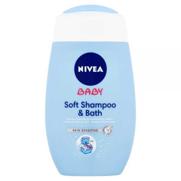 NIVEA Baby šampon a pěna do koupele 2v1 (200 ml) Nivea