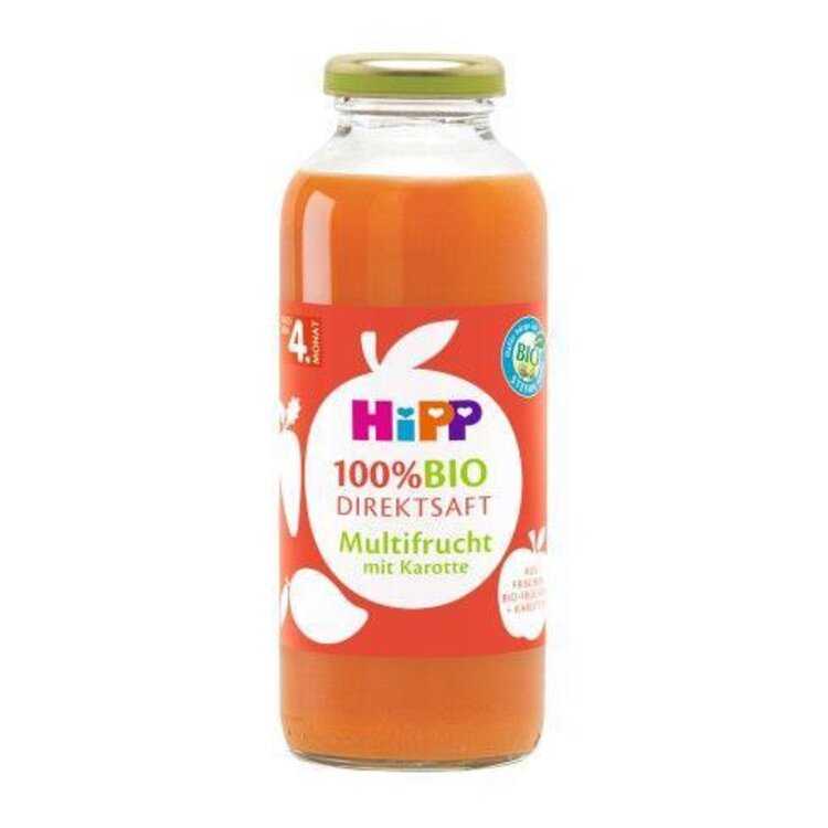 HiPP 100 % Bio Juice Ovocná šťáva s karotkou HiPP