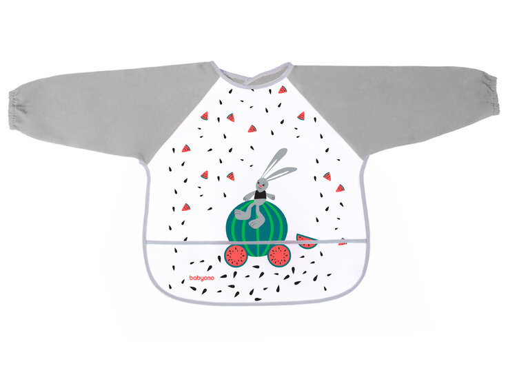 BABYONO Bryndák s dlouhým rukávem šedá 35 x 40 cm