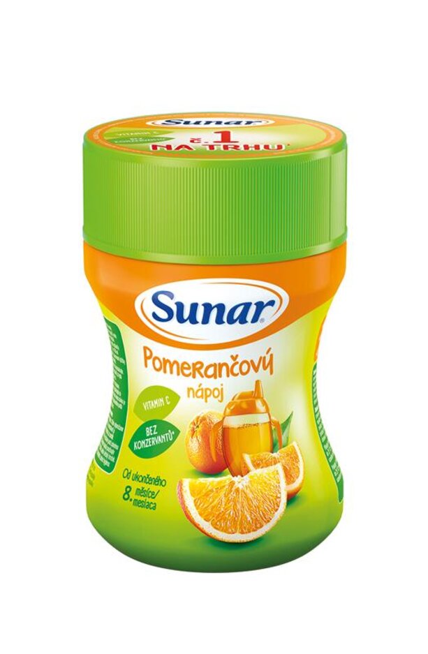 Sunárek instantní nápoj pomeranč dóza 200 g Sunar