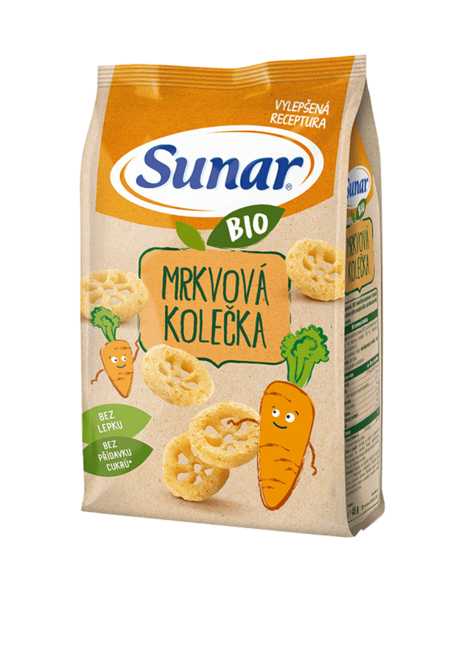 Sunar Bio mrkvová kolečka 45g Sunar