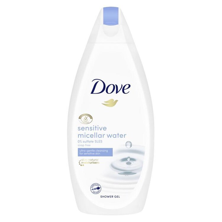DOVE Sensitive Skin micelární sprchový gel 500 ml Dove