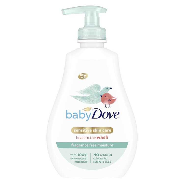 BABY DOVE Sensitive Mycí gel pro celé tělo i vlásky