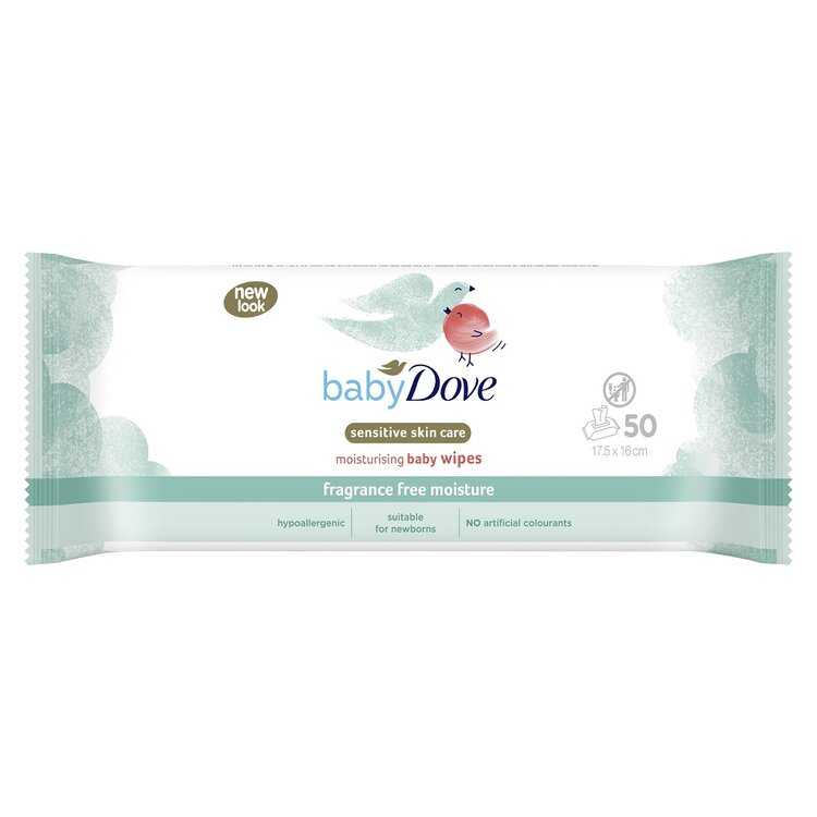 BABY DOVE Sensitive Vlhčené ubrousky