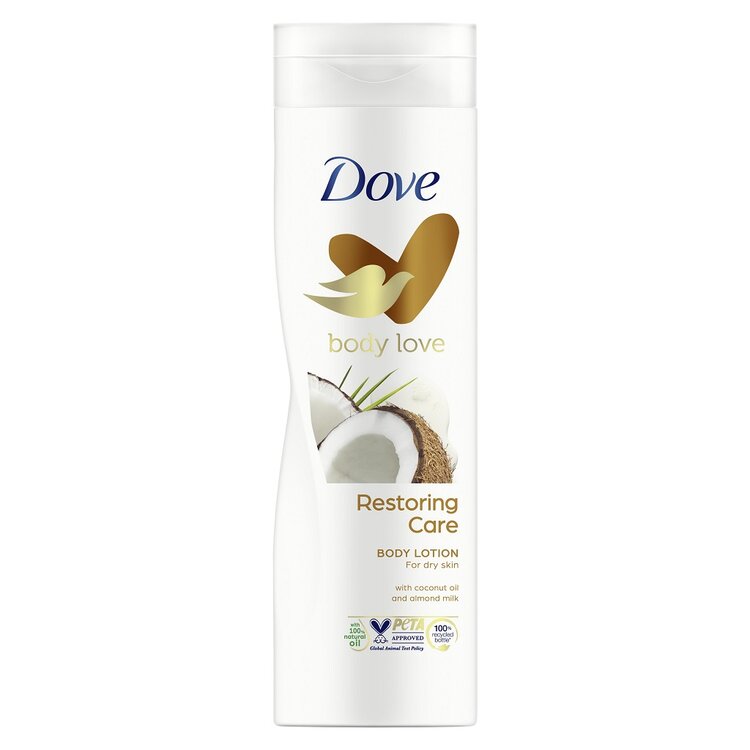 DOVE Pečující Rituál tělové mléko s kokosovým olejem a mandlovým mlékem 250 ml Dove