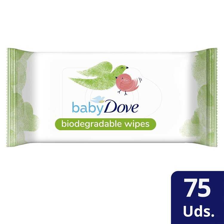 BABY DOVE Biodegradable (rozložitelné) vlhčené ubrousky 75 ks BABYDOVE
