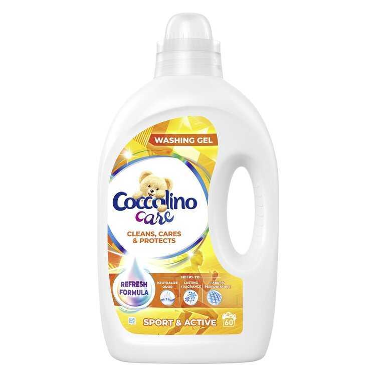 EXP 21.08.2022 COCCOLINO Care prací gel Sport 60 praní Coccolino