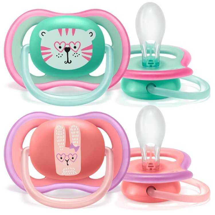 Avent Philips šidítko Ultra Air Deco girl SCF349/15 2 ks Philips Avent