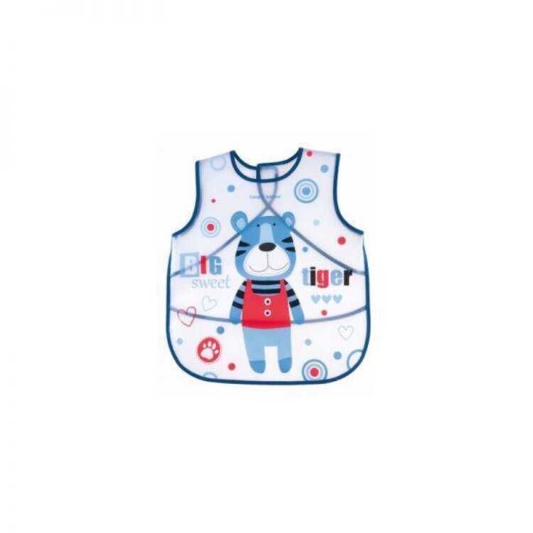 CANPOL BABIES Bryndák zástěra s kapsou PUPPETS modrý Canpol Babies