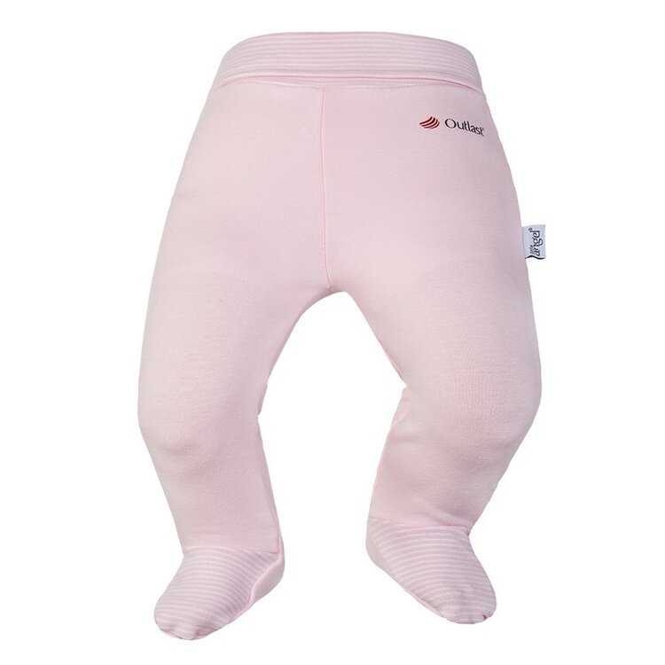 LITTLE ANGEL Polodupačky smyk Outlast® 62 sv.růžová/pruh sv.růžový Little Angel