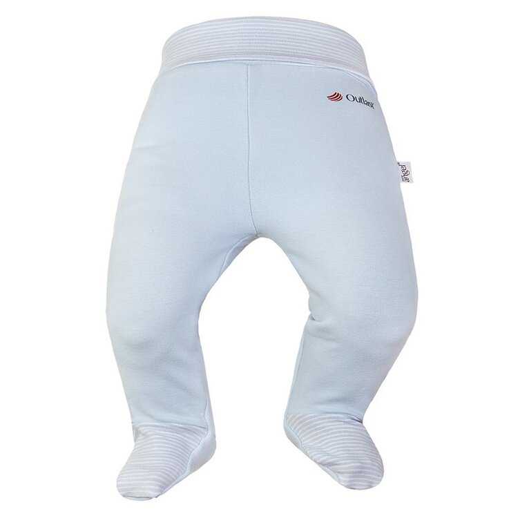 LITTLE ANGEL Polodupačky smyk Outlast® 62 sv.modrá/pruh sv.modrý Little Angel