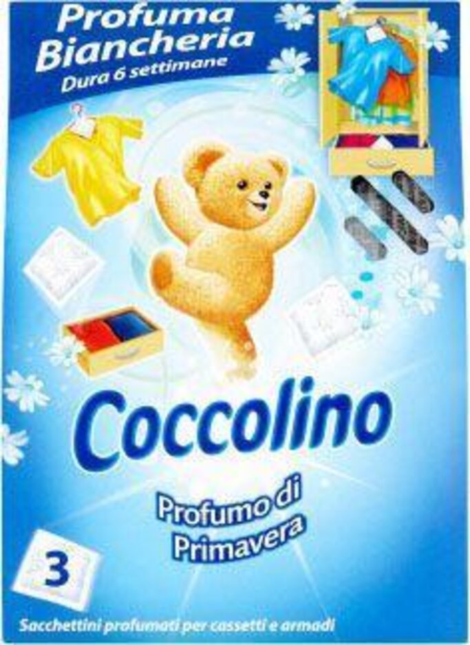 COCCOLINO Jarní vůně vonné sáčky do šatníku 3 ks - modré Coccolino