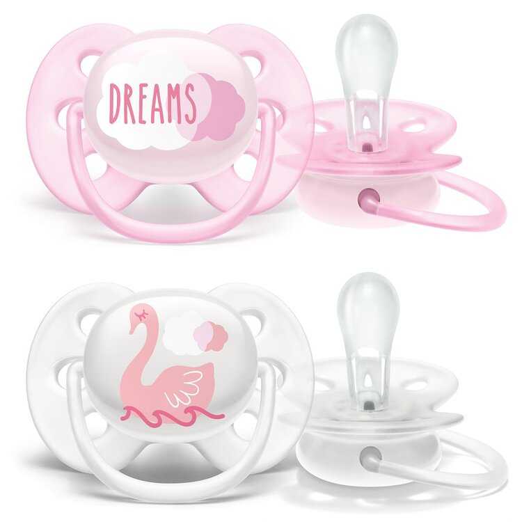 Avent silikon šidítko Philips Ultrasoft růžová fialová 2 ks Philips Avent